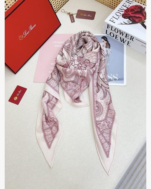 Loro Piana 클래식 페이즐리 패턴 롱 스카프 빅사이즈 숄 머플러 대표 미리보기