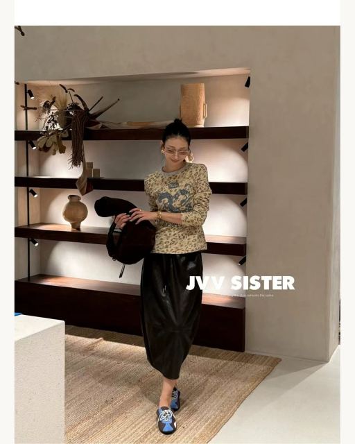 A라인 허리 밴딩 스커트 대표 미리보기