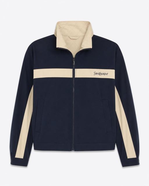 SAINT LAURENT 배색 지퍼 아우터 대표 미리보기