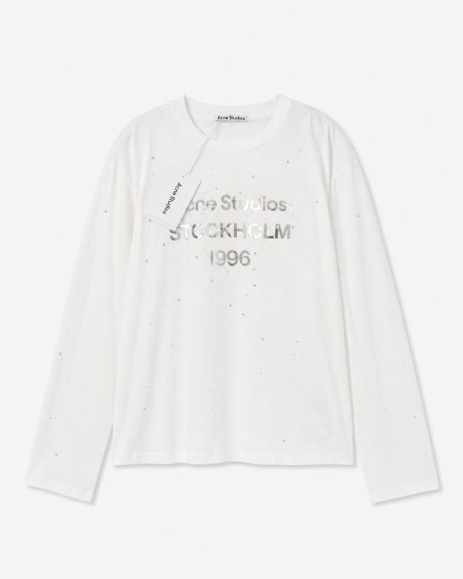 Acne Studios 1996 로고 스터드 긴팔 티셔츠 대표 미리보기